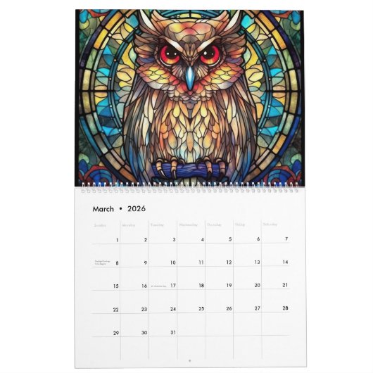 Glaskugel Kalender (Mär 2026)