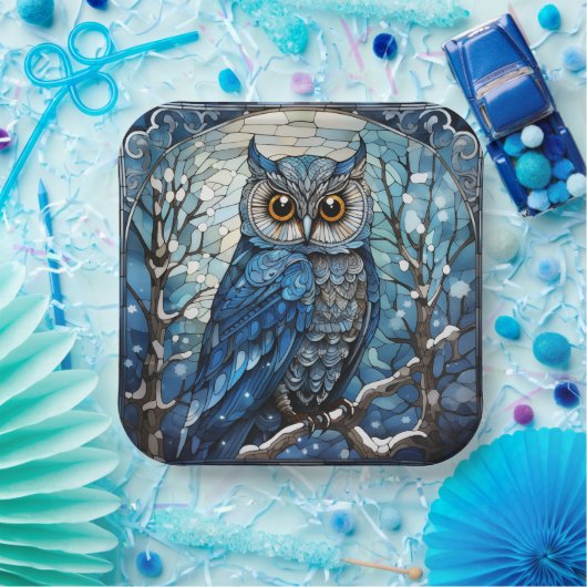 Glaskugel Pappteller (Party)