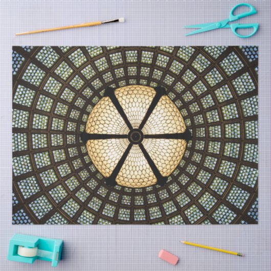 Glaskugel Seidenpapier (Basteln)