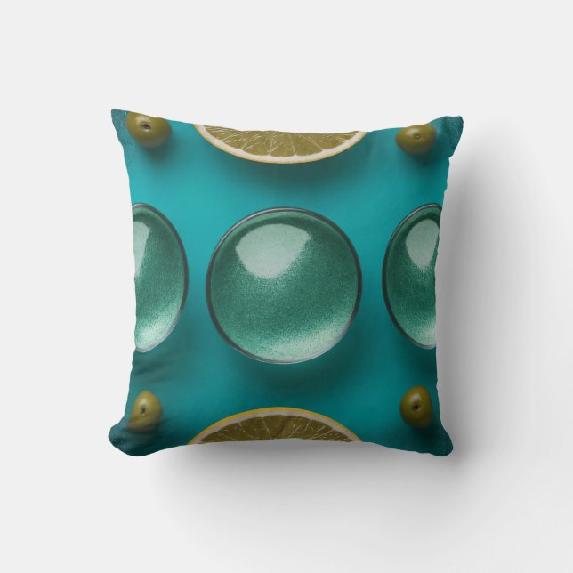 Glaskugeln Kissen (Vorderseite)