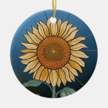 Glaskunst, Sonnenblumengestanztes Glas