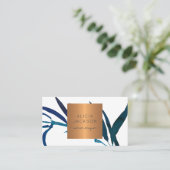 Glaskupfer-Innenarchitektin Visitenkarte (Stehend Vorderseite)