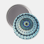 Glaskuppel Magnet (Vorderseite/Rückseite)