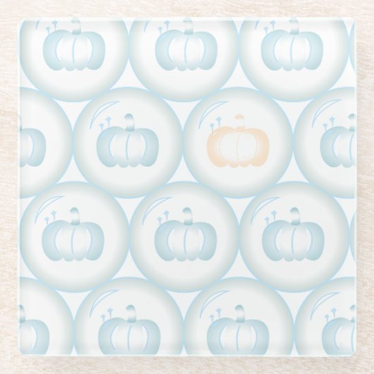 Glaskürbis - Prinzessin Inspired Collection Glasuntersetzer (Vorderseite)