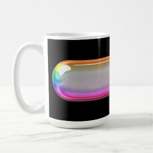 Glaslinse Bunt Regenbogen Tasse
