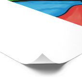 Glasmalerei Baum Kunst Poster (Ecke)