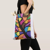 Glasmalerei-Baum-Kunst Tasche (Von Nahem)