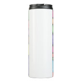 Glasmalerei Baum Kunst Thermosbecher (Rückseite)