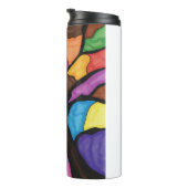 Glasmalerei Baum Kunst Thermosbecher (Nach rechts gedreht)