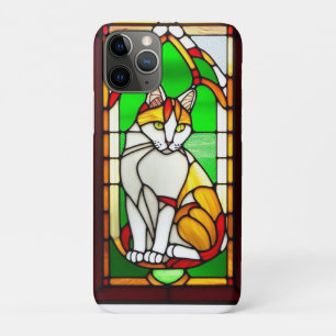 Glasmalerei-Design mit Katze Case-Mate iPhone Hülle