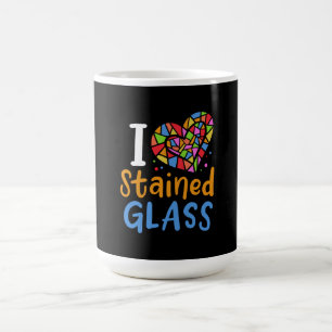 Glasmalerei Glasmaler Kaffeetasse