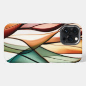 Glasmalerei-Gras iPhone Hülle (Rückseite (Horizontal))