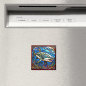 Glasmalerei Hai Magnet (In Situ (Geschirrspüler))