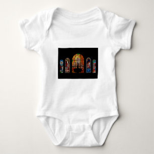 Glasmalerei Jesus Baby Strampler