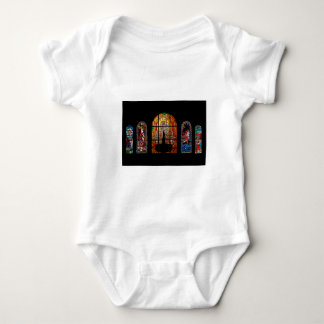 Glasmalerei Jesus Baby Strampler