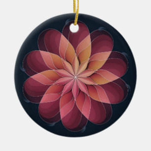 Glasmalerei Kunst, abstraktes Blumen Glasmalerei Keramik Ornament