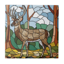 Glasmalerei Kunst, Glasmalerei Stil Hirsch Kunst