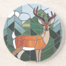 Glasmalerei Kunst, Glasmalerei Stil Hirsch Kunst