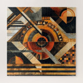 Glasmalerei-Kunstpuzzle Puzzle (Horizontal)