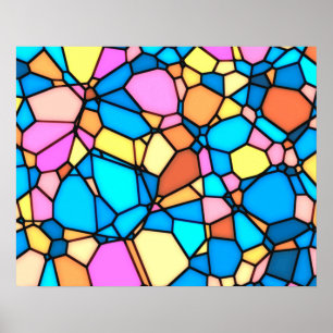 Glasmalerei Lite Poster
