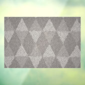 Glasmalerei-Silber-Diamantmuster Fensteraufkleber (Blatt 3)