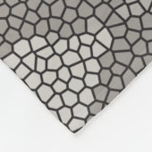 Glasmalerei Silber Diamantmuster Fleecedecke (Ecke)