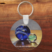 Glasmarbeln Nr. 3 Schlüsselanhänger (Vorderseite)