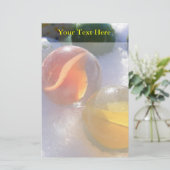 Glasmarbelstationery Briefpapier (Stehend Vorderseite)