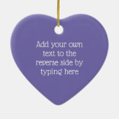 Glasmarben in Hübschen Pastellfarben, Ihr Text Keramik Ornament (Hinten)