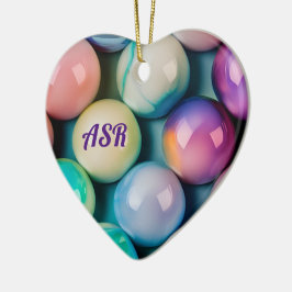 Glasmarben in Hübschen Pastellfarben, Ihr Text Keramik Ornament