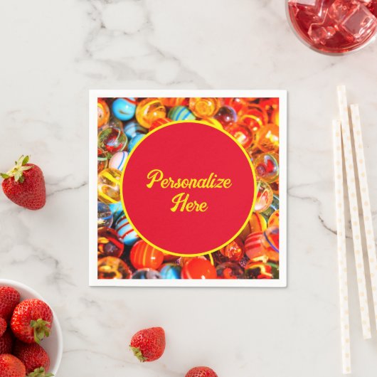 Glasmarmor bunt serviette (Beispiel)