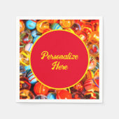 Glasmarmor bunt serviette (Vorderseite)