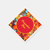 Glasmarmor bunt serviette (Ecke)