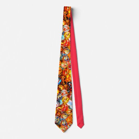 Glasmarmor farbenfrohe Marmor der alten Schule Krawatte (Vorderseite)