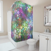 Glasmosaik Duschvorhang (Beispiel)