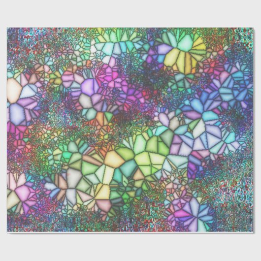 Glasmosaik Geschenkpapier (Flach)
