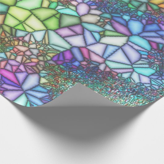 Glasmosaik Geschenkpapier (Ecke)