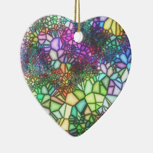 Glasmosaik Keramik Ornament (Rechts)