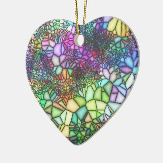 Glasmosaik Keramik Ornament (Links)