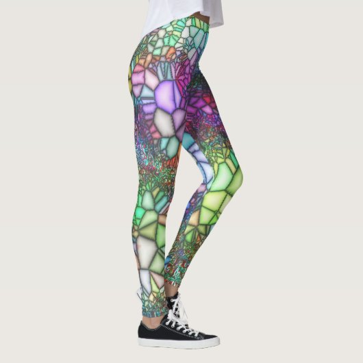 Glasmosaik Leggings (Rechts)