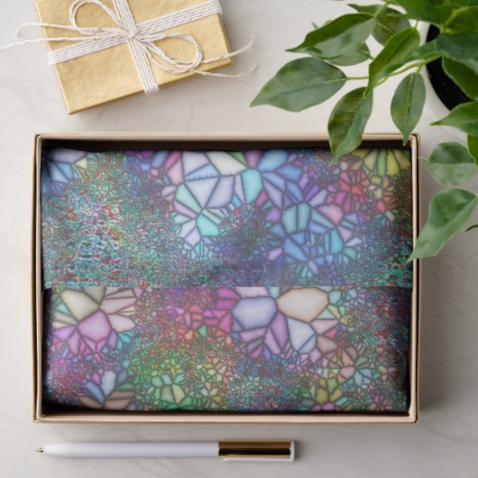 Glasmosaik Seidenpapier (Geschenk)