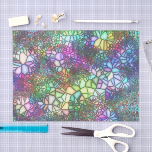 Glasmosaik Seidenpapier (Handwerk)