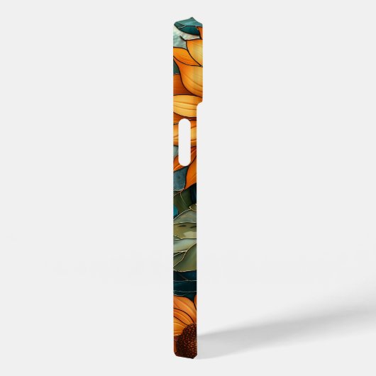 Glasmosaik Sonnenblumen Case-Mate iPhone Hülle (Rückseite / Rechts)