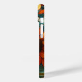 Glasmosaik Sonnenblumen Case-Mate iPhone Hülle (Rückseite / Links)