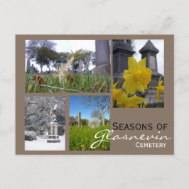 Glasnevin Seaseons Collage Postkarte