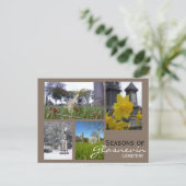 Glasnevin Seaseons Collage Postkarte (Stehend Vorderseite)