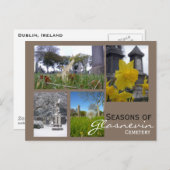 Glasnevin Seaseons Collage Postkarte (Vorne/Hinten)