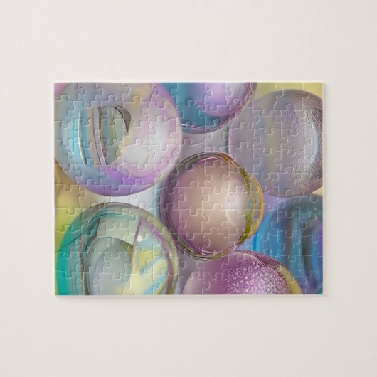 Glaspapiere mit wirbelnden Farben zum Entspannen Puzzle (Horizontal)