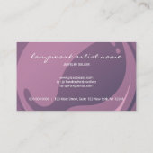 Glasperle Lampwork Schmuck Visitenkarte (Rückseite)