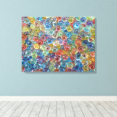 Glasperlen, eingewickelt leinwanddruck (Insitu (Holzboden))